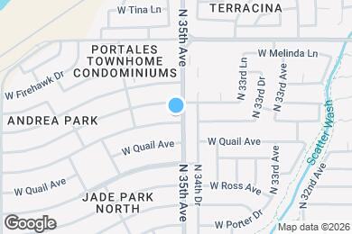 Map image of the property - 3502 W Lone Cactus Dr