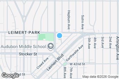 Map image of the property - 4071 8th Ave