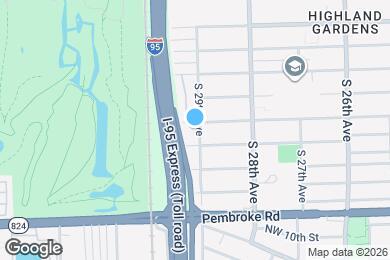 Map image of the property - 1306 S 29th Ave