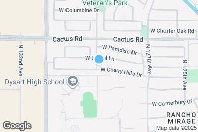Map image of the property - 12854 W Cherry Hills Dr