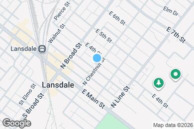 Map image of the property - 308 N Chestnut St