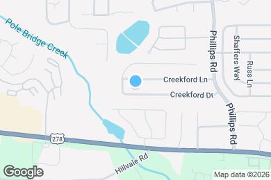 Map image of the property - 6198 Creekford Dr