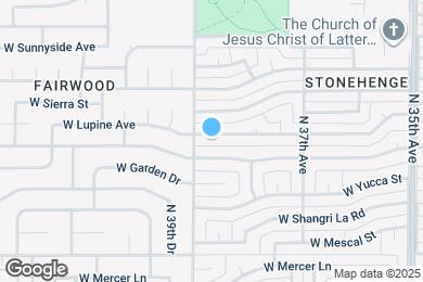 Map image of the property - 3839 W Lupine Ave