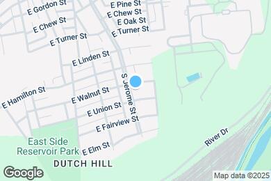 Map image of the property - 107 S Jerome St