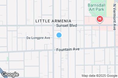 Map image of the property - 1341 N Mariposa Ave