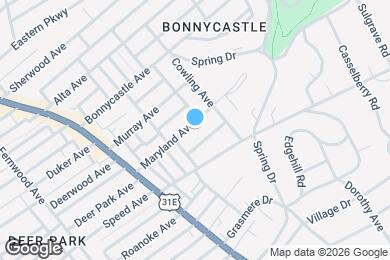 Map image of the property - 2124 Maryland Ave