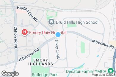 Map image of the property - 1873 N Decatur Rd NE
