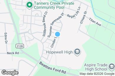 Map image of the property - 8919 Cinder Ln