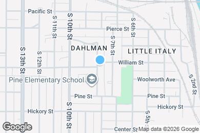 Map image of the property - 1403 S 8th St