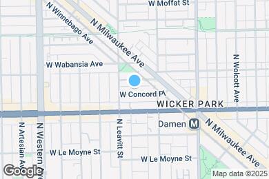 Map image of the property - 2134 W Concord Pl