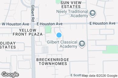 Map image of the property - 1043 N Gibson St