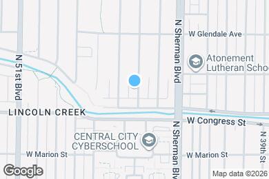 Map image of the property - 4451 N 45th St