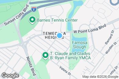 Map image of the property - 4380 Temecula St