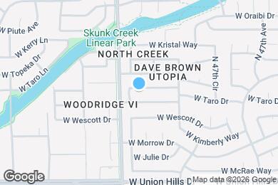 Map image of the property - 5029 W Ponderosa Ln