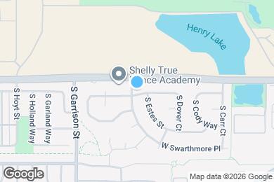 Map image of the property - 4332 S Everett St