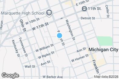 Map image of the property - 1309 Wabash St