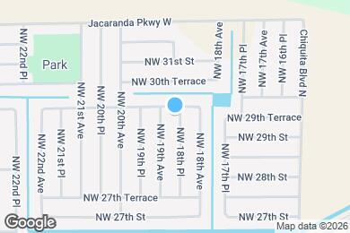 Map image of the property - 2912 NW 18th Pl