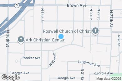 Map image of the property - 3238 Webster Ave