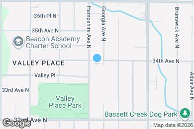 Map image of the property - 6603 34th Ave N