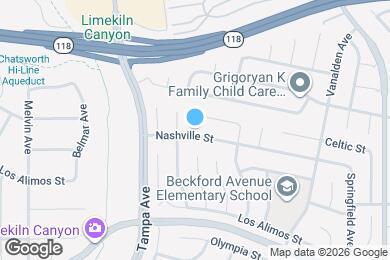 Map image of the property - 19253 Nashville St