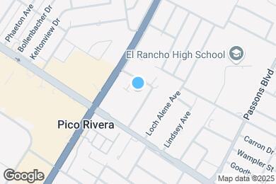 Map image of the property - California Villages Pico Rivera