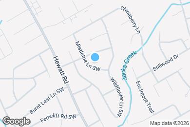 Map image of the property - 2532 Mistletoe Ln SW