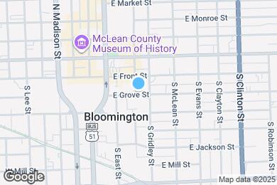 Map image of the property - 302 E Grove St