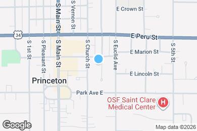 Map image of the property - 518 S Chestnut St