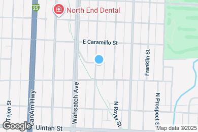 Map image of the property - 1421 N Corona St