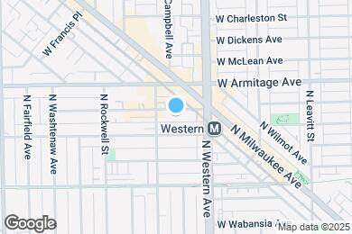 Map image of the property - 2439 W Homer St