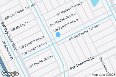 Map image of the property - 266 SW Voltair Terrace