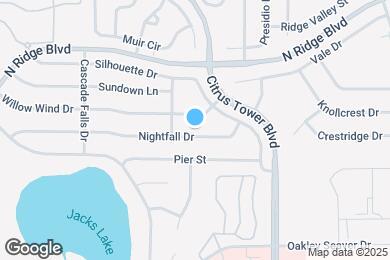 Map image of the property - 1628 Nightfall Dr