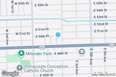 Map image of the property - 5015 E 1st Ct