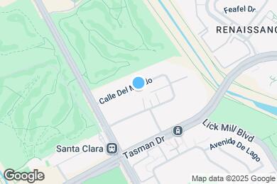 Map image of the property - Mainline North Apartments - Santa Clara, CA