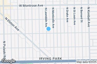 Map image of the property - 3650 W Berteau Ave