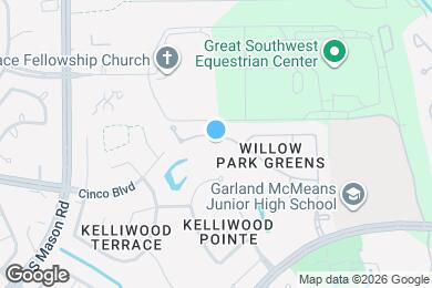 Map image of the property - 21427 Willow Glade Dr