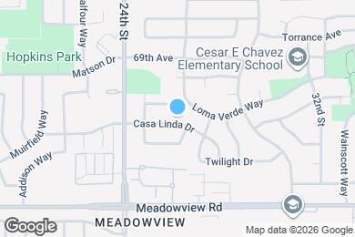 Map image of the property - 2589 Casa Linda Dr