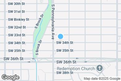 Map image of the property - 1625 SW 34th St
