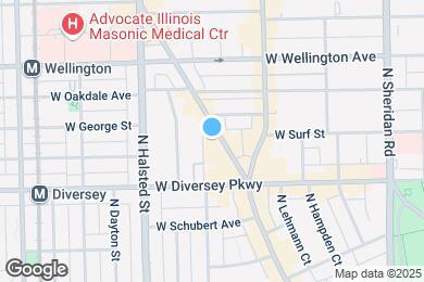 Map image of the property - 2850 N. Clark Street Apartments