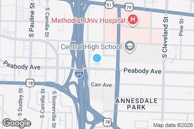 Map image of the property - 1170 Peabody Ave