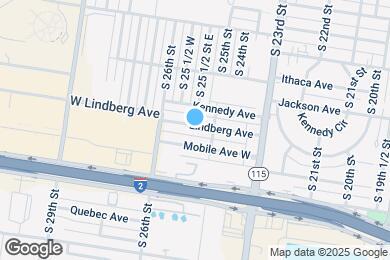 Map image of the property - 2517 Lindberg Ave