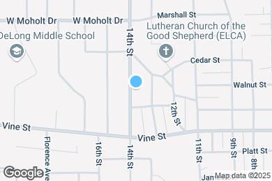 Map image of the property - 2131 14th St