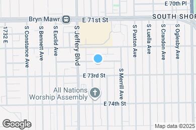 Map image of the property - 2043 E 72nd Pl
