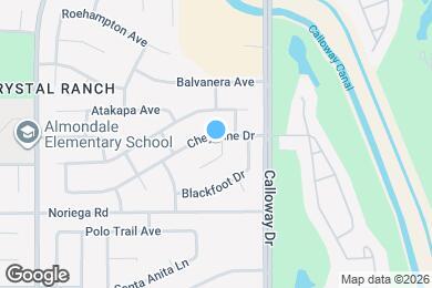Map image of the property - 9809 Cheyenne Dr