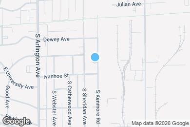 Map image of the property - 316 S Kenmore Rd