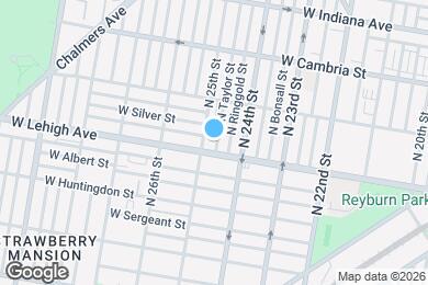 Map image of the property - 2710 N Taylor St
