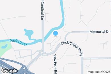 Map image of the property - Duck Creek Landing Apartments