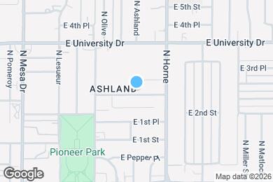 Map image of the property - 708 E 2nd St