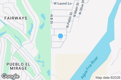 Map image of the property - 11822 W Lupine Ave