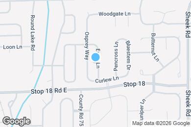 Map image of the property - 1460 Egret Ln